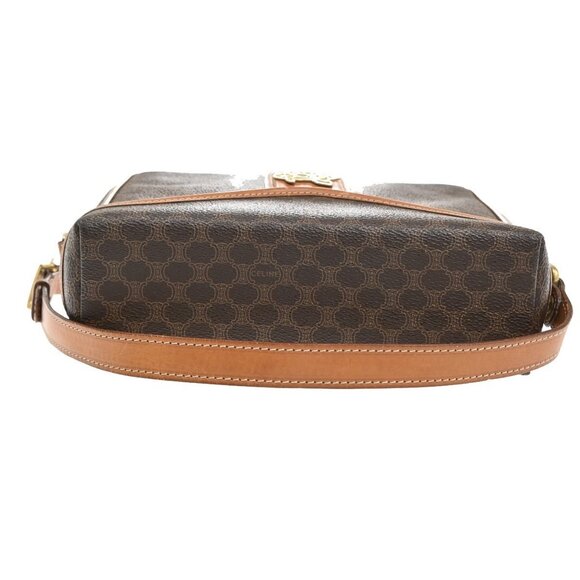 CELINE Macadam Pattern Horse Carriage Crossbody Shoulder Bag PVC Leather 31KA940 - Picture 6 of 16